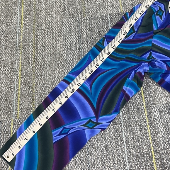 Vintage 80s 90s Polyester Boxy Dressy Festival Abstract Disco Blazer Jacket - Picture 15 of 15